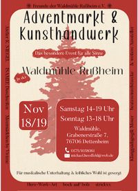 Adventsmarkt Waldmühle Rußheim